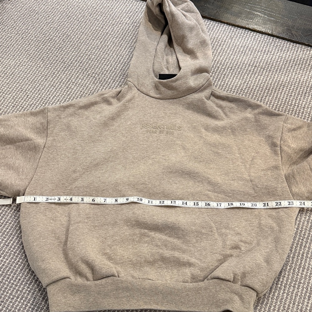 Fear of God Essentials Tan Hoodie - Picture 9 of 11